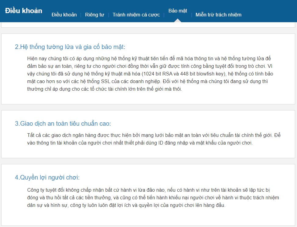 Chính sách bảo mật Kubet